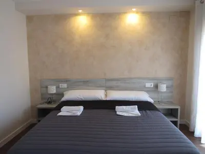 Cama o camas de una habitación en Albergue El Encuentro