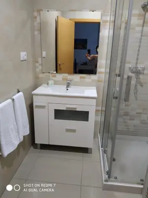 Un baño de Apartamentos La Bodega