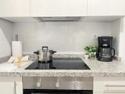 Una cocina o zona de cocina en Apartamentos Pozo Amarillo