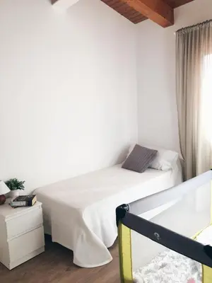 Cama o camas de una habitación en Apartamentos Pozo Amarillo