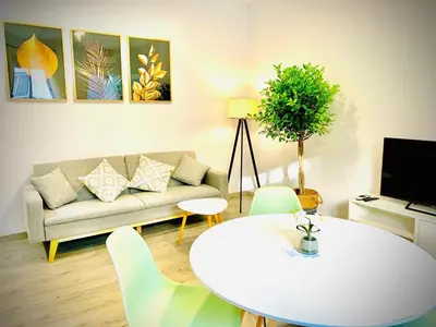 Zona de estar de Apartamentos Villas Romanas