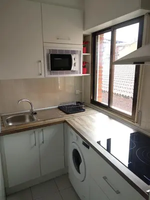 Una cocina o zona de cocina en Los pisitos de El Barraco 1