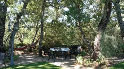 Jardín al aire libre en Casa Rural: La Casa Mágica de Gredos