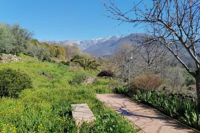 Paisaje cerca de este chalet de montaña