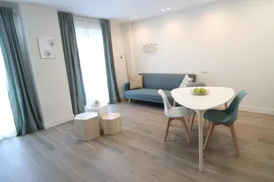 Zona de estar de San Vicente Apartments