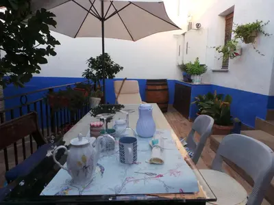 Bebidas en Apts la cañada birding con encanto y patio en monfrague torrejon el Rubio