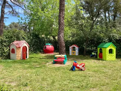 Jardín al aire libre en Casa Rural Aventura I