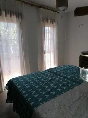 Cama o camas de una habitación en Ambroz y Plata