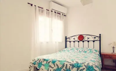 Cama o camas de una habitación en Ambroz y Plata
