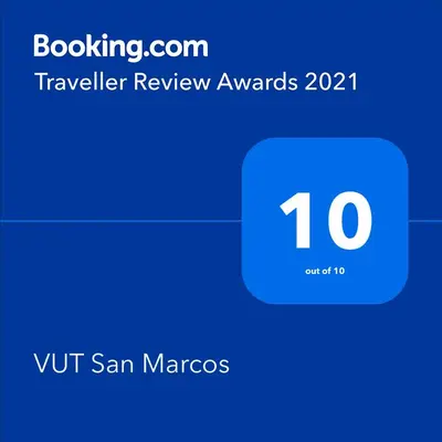 Certificado, premio, señal o documento que está expuesto en VUT San Marcos