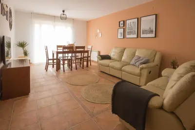 Zona de estar de Casa turística Me quedo en el pueblo