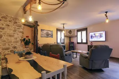 Zona de estar de La Casa de Nini