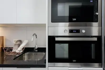 Una cocina o zona de cocina en VUT San Nicolás