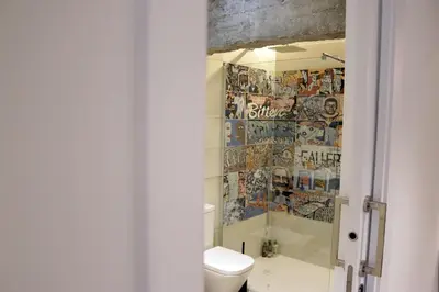 Un baño de Ático Industrial Céntrico, Reformado, Air-Acond, WiFi