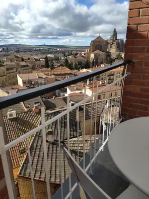 Un balcón o terraza de Ático Industrial Céntrico, Reformado, Air-Acond, WiFi