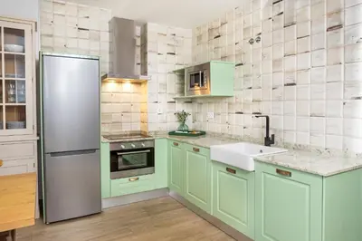 Una cocina o zona de cocina en Apartamentos rurales Posada de Monfragüe con jacuzzi