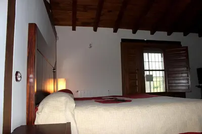 Cama o camas de una habitación en Complejo Rural La Coronilla