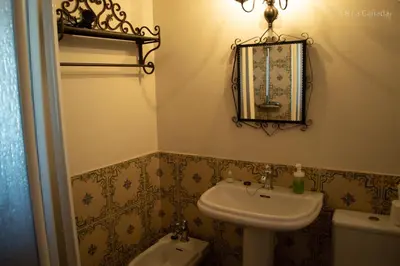 Un baño de Casa Rural La Cañada