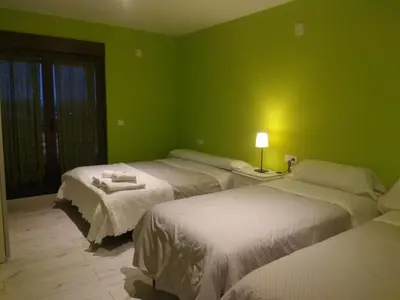 Cama o camas de una habitación en Apartamento La Agripina
