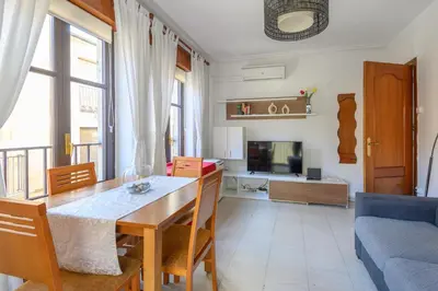 Zona de estar de Apartamento junto a la Universidad y la Catedral