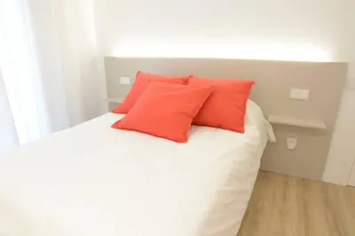 Cama o camas de una habitación en VUT La Casa del Recreo