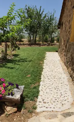 Jardín al aire libre en casa Rural Las Traviesas