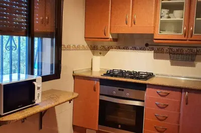 Una cocina o zona de cocina en CASA RURAL LAS TRAVIESAS 2