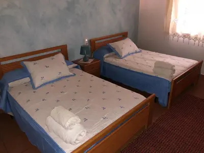 Cama o camas de una habitación en Casa rural Pérez Martín