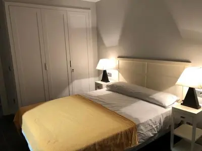 Cama o camas de una habitación en Apartamento Luxury Mestas 2