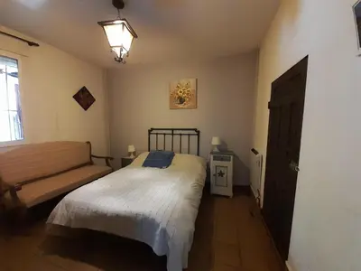 Cama o camas de una habitación en La Laguna