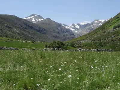 Paisaje cerca de este chalet de montaña