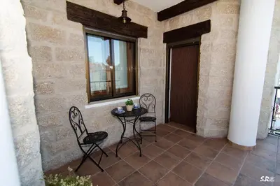 Un balcón o terraza de Casa Rural La Molinera Riolobos Caceres