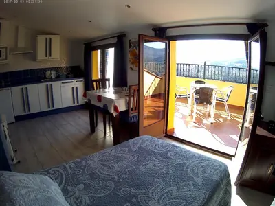 Una cocina o zona de cocina en Apartamentos Turisticos Mirayuste