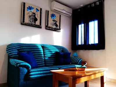 Zona de estar de Apartamentos Turisticos Mirayuste