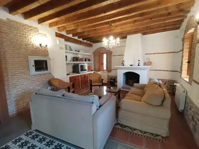 Zona de estar de La Aldaba del siglo XX