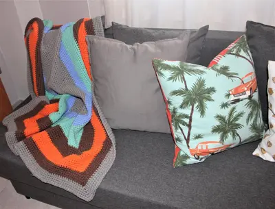 Zona de estar de Acogedor apartamento en EL VALLE DEL JERTE 1
