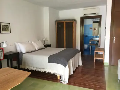 Cama o camas de una habitación en El Baciyelmo