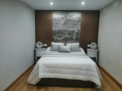 Cama o camas de una habitación en La morada del tio