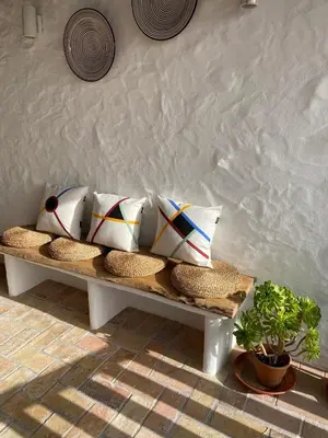 Zona de estar de Lanzaroco, tu casa en La Vera