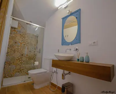 Un baño de Apartamentos Turísticos AbrilyMarzo