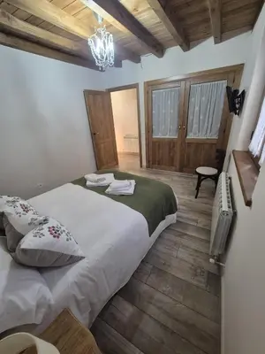 Cama o camas de una habitación en Casa Rural Rincón