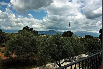 Paisaje cerca of this country house