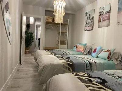 Cama o camas de una habitación en Enjoy Ávila -LA CATEDRAL
