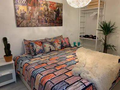 Cama o camas de una habitación en Enjoy Ávila -LA CATEDRAL
