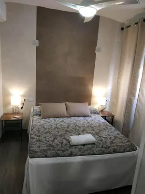 Cama o camas de una habitación en Alqazeres Confort