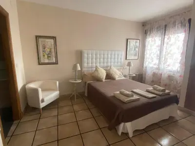 Cama o camas de una habitación en La del Pozo