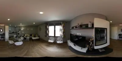 Una televisión o centro de entretenimiento en Apartamentos La Chaparrina del Jerte