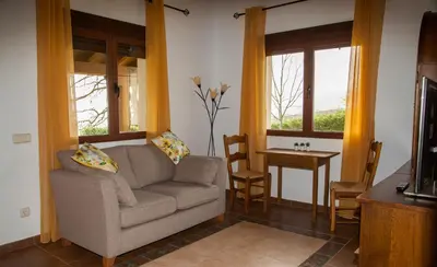 Zona de estar de Finca La Sayuela