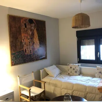 Cama o camas de una habitación en LUXURY MESTAS