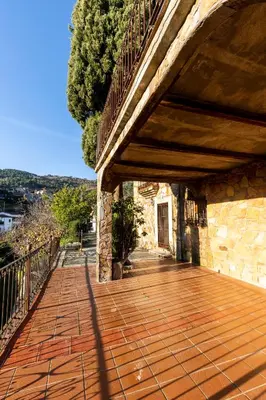 Un balcón o terraza de Casa Rural El Abeto